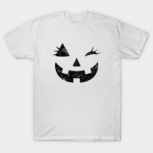 Jack O Lantern Wink Face T-Shirt